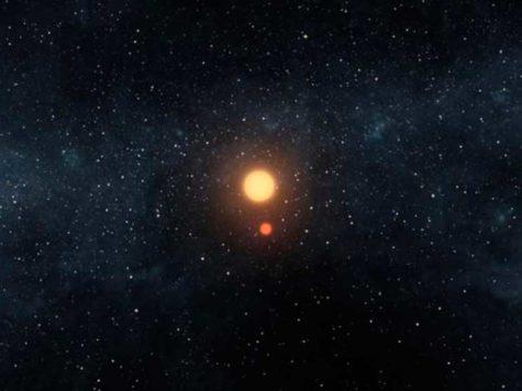 космос, вселенная, две звезды, два Солнца, НАСА, NASA, иллюстрация