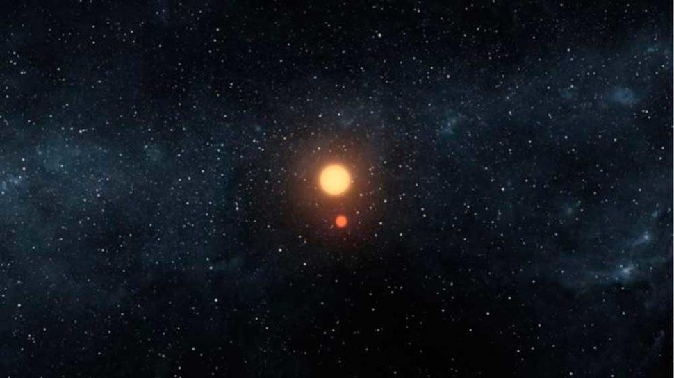 космос, вселенная, две звезды, два Солнца, НАСА, NASA, иллюстрация