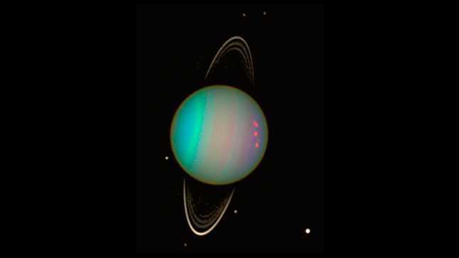 Уран, планета, кольца, спутники, космос, фото, телескоп, Хаббл, Hubble, НАСА, NASA