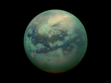 Титан, спутник, сателлит, луна, Сатурн, планета, НАСА, NASA, фото